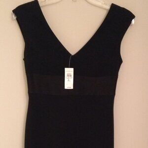 Ann Taylor Black Sleeveless Dress Size Petite 0 New with Tags